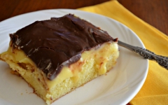 Τούρτα με μπανάνα και κρέμα (banana boston cream pie)