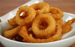 Ροδέλες κρεμμυδιού (onion rings)